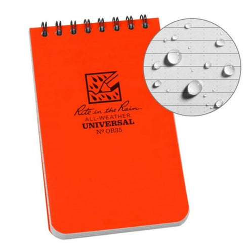 HI-VIS TOP SPIRAL NOTEBOOK